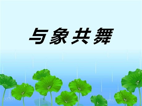 《与象共舞》PPT课件5
