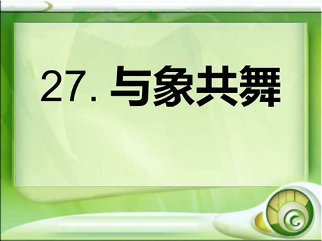 《与象共舞》PPT课件6