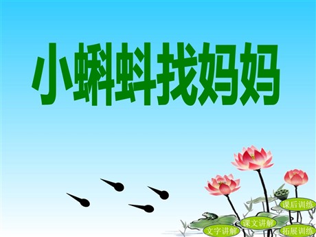 《小蝌蚪找妈妈》PPT课件6