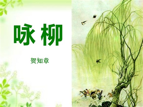 《咏柳》PPT课件4