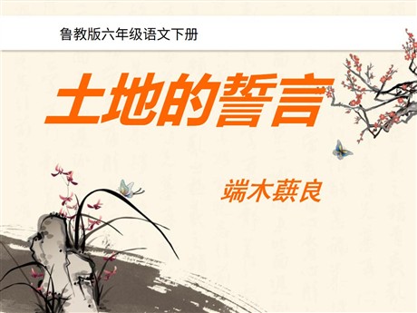《土地的誓言》PPT课件6