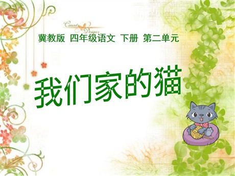 《我们家的猫》PPT课件2