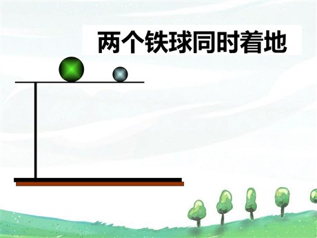 《两个铁球同时着地》PPT课件10