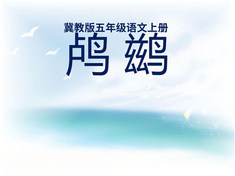《鸬鹚》PPT课件