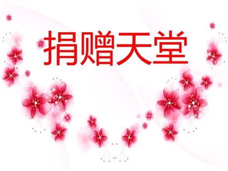 《捐赠天堂》PPT课件