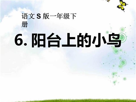 《阳台上的小鸟》PPT课件4