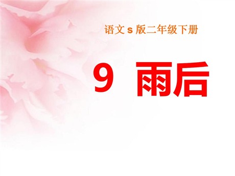 《雨后》PPT课件13