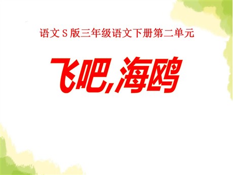 《飞吧，海鸥》PPT课件