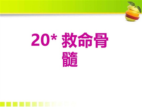 《救命骨髓》PPT课件4