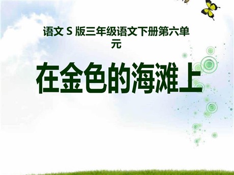 《在金色的海滩上》PPT课件