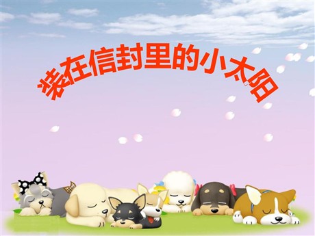 《装在信封里的小太阳》PPT课件3