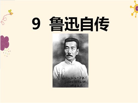 《鲁迅自传》PPT课件