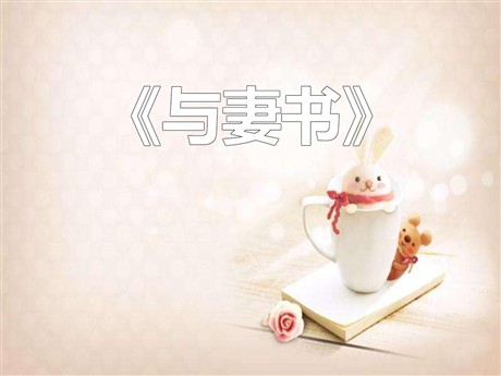 《与妻书》PPT课件2