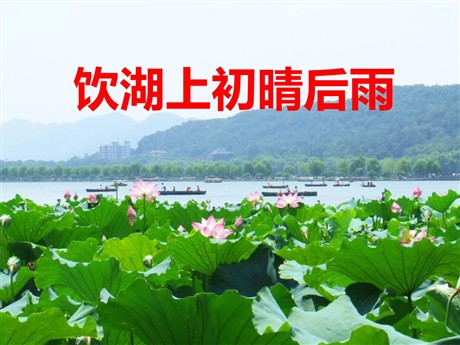 《饮湖上初晴后雨》PPT课件8
