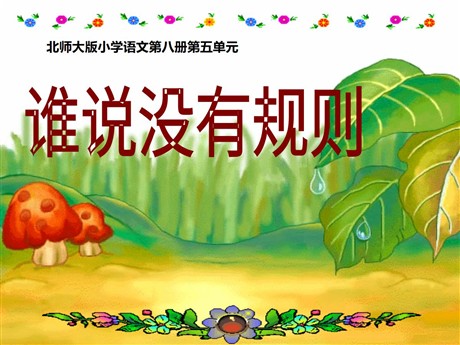 《谁说没有规则》PPT课件