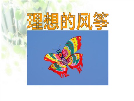 《理想的风筝》PPT课件5