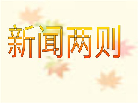 《新闻两则》PPT课件5