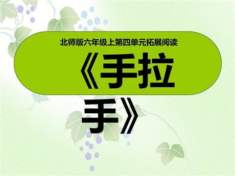 《手拉手》PPT课件2