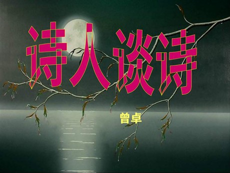 《诗人谈诗》PPT课件
