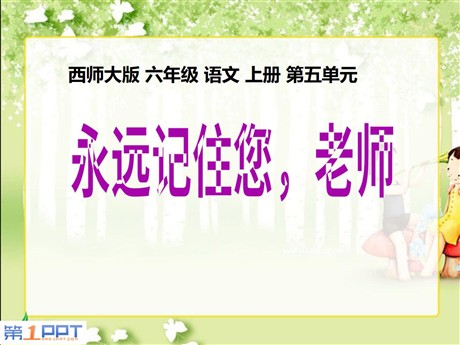 《永远记住您，老师》PPT课件5