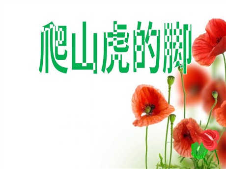 《爬山虎的脚》PPT教学课件下载3