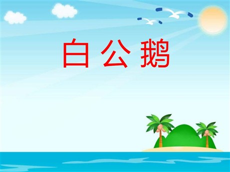 《白公鹅》PPT课件下载