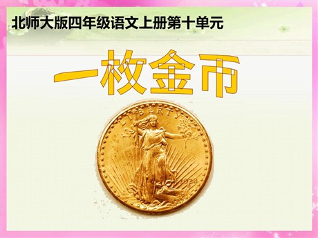 《一枚金币》PPT课件2