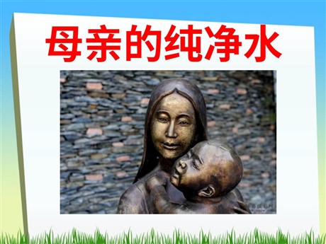 《母亲的纯净水》PPT课件