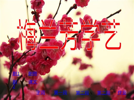 《梅兰芳学艺》PPT课件