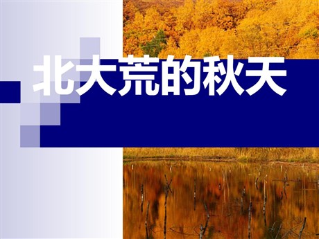 《北大荒的秋天》PPT课件