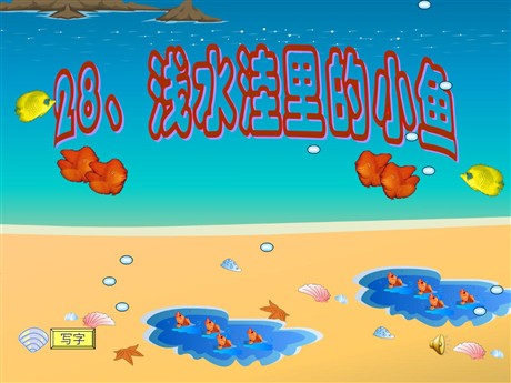 《浅水洼里的小鱼》PPT教学课件下载4