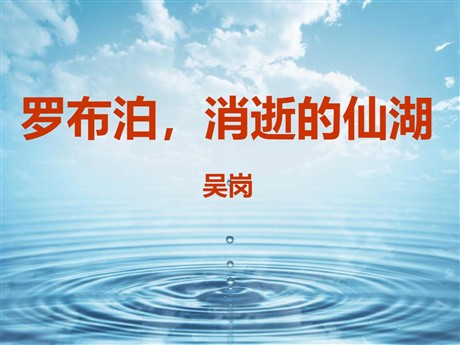 《罗布泊，消逝的仙湖》PPT课件4