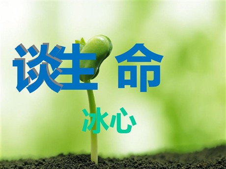 《谈生命》PPT课件2