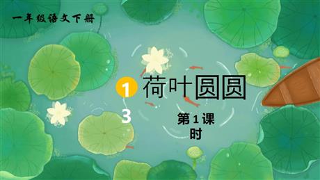 《荷叶圆圆》PPT课件下载(第1课时)