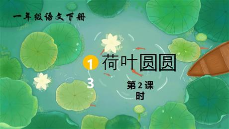 《荷叶圆圆》PPT课件下载(第2课时)