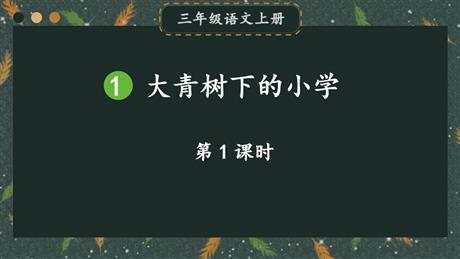 《大青树下的小学》PPT课件下载(第1课时)