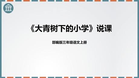 《大青树下的小学》PPT说课课件