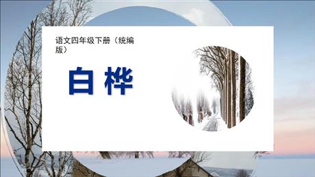 《白桦》PPT优秀课件下载
