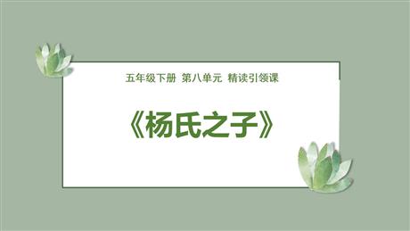 《杨氏之子》PPT优秀课件下载