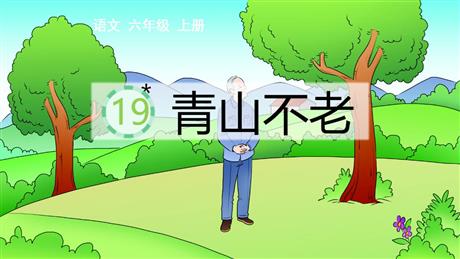 《青山不老》PPT教学课件下载