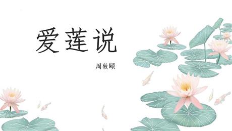 《爱莲说》PPT精品教学课件