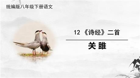 《关雎》PPT免费教学课件