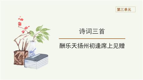 《酬乐天扬州初逢席上见赠》PPT优质课件下载
