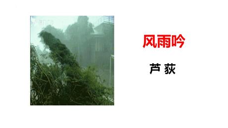 《风雨吟》PPT免费下载