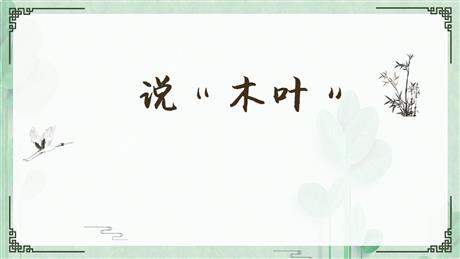 《说“木叶”》PPT精品课件下载