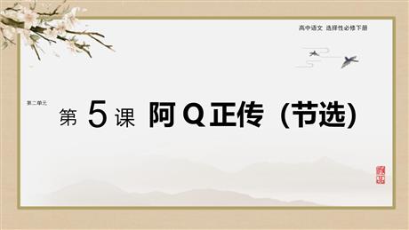 《阿Q正传》PPT教学课件