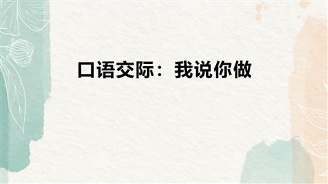 《我说你做》PPT免费课件下载