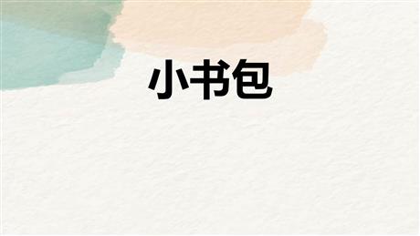《小书包》PPT精品教学课件