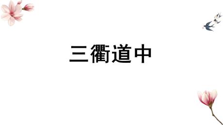 《三衢道中》古诗三首PPT免费课件
