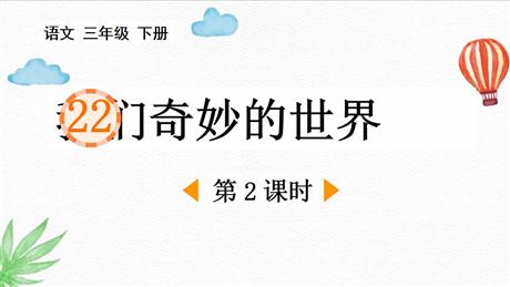 《我们奇妙的世界》PPT下载(第2课时)